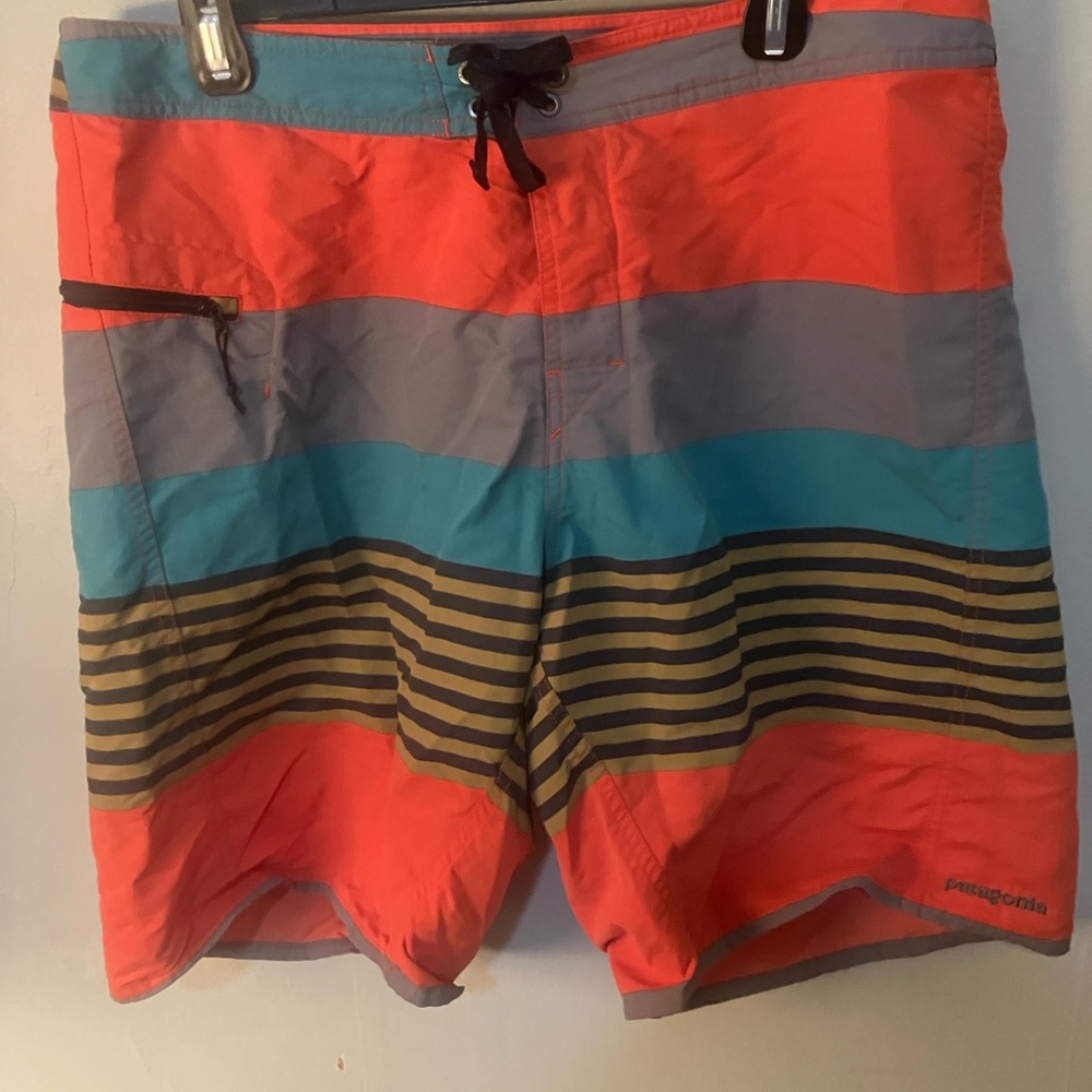 Patagonia Men's Multicolor Swim Shorts. Excellent condition, size 36